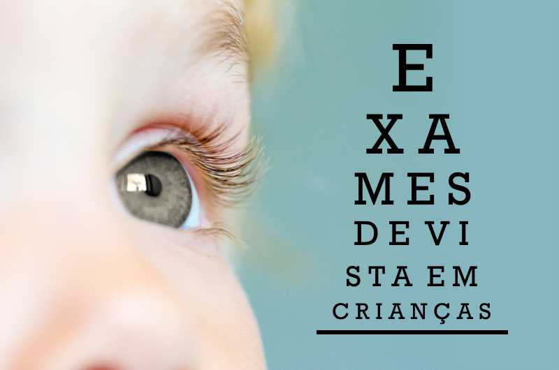 exames de vista em crianças