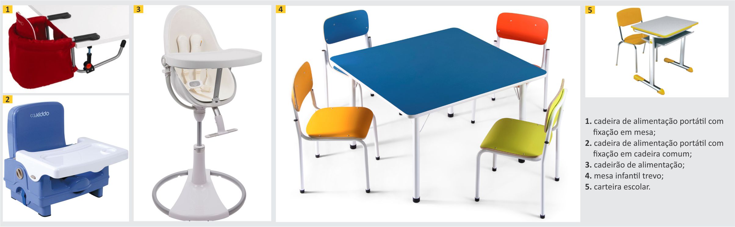 cadeiras para estimulação visual