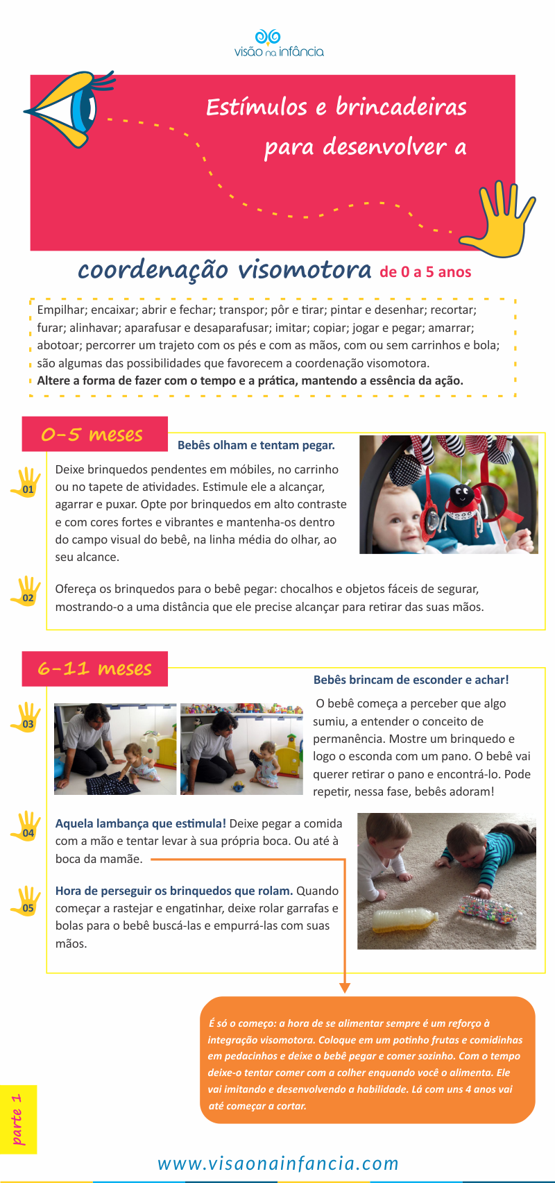 Guia de atividades de coordenação visomotora