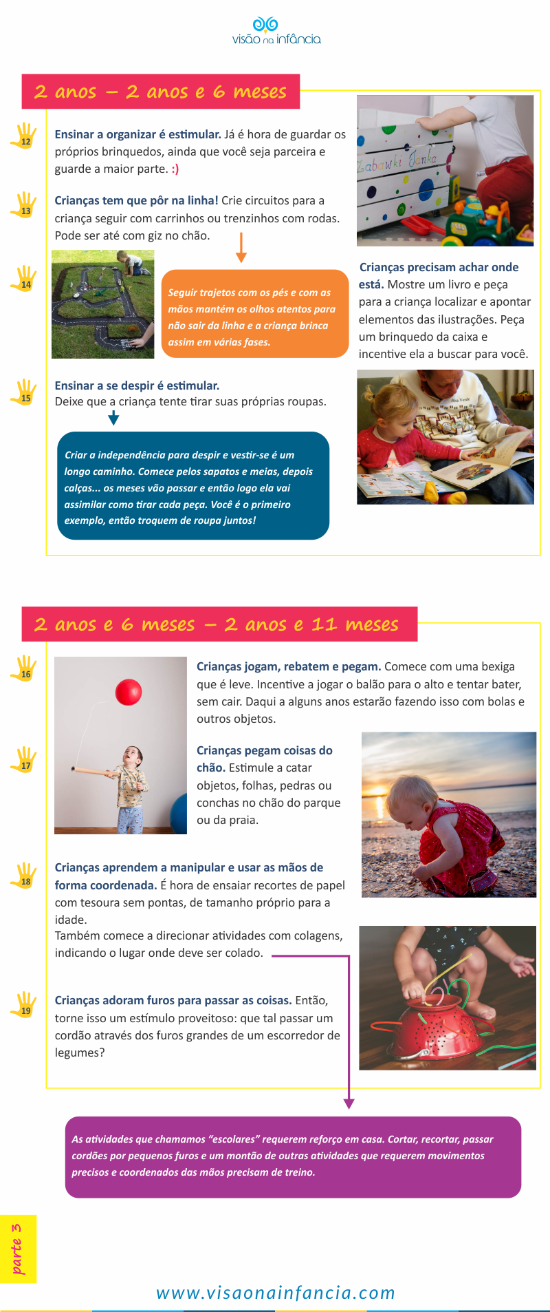 Guia de atividades de coordenação visomotora