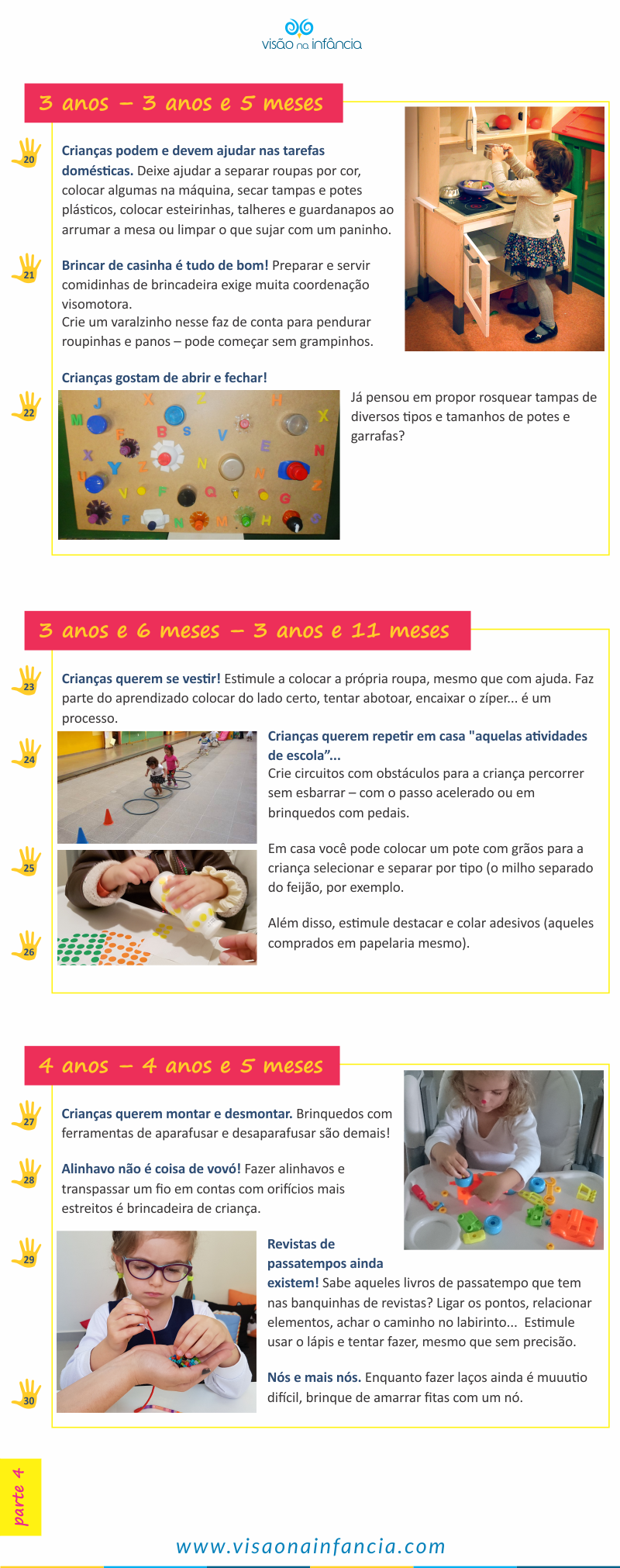 Guia de atividades de coordenação visomotora